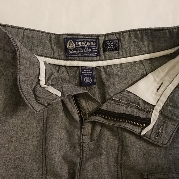 MEN'S AMERICAN RAG COTTON CARGO SHORTS SZ 29 - Picture 5 of 7